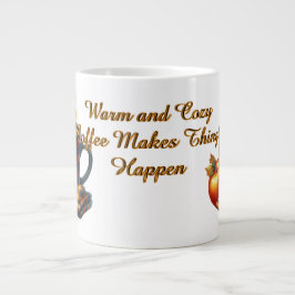 Coffee Makes Things Happen Jumbo-Tasse