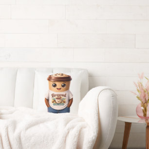 Coffee Man – Lustiges Design für wahre Kaffeekönig Kissen