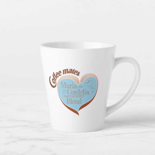 Coffee mates  latte mug milchtasse (Rechts)