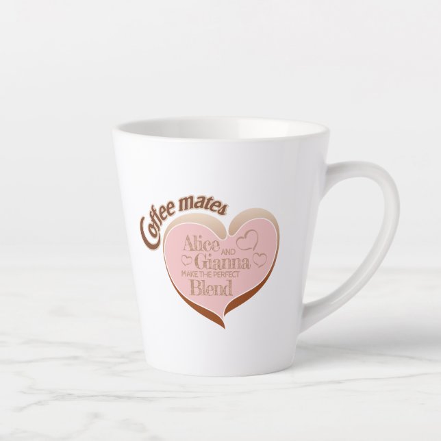 Coffee mates  latte mug milchtasse (Rechts)