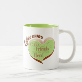 Coffee mates zweifarbige tasse
