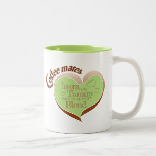 Coffee-Mates Zweifarbiges Kaffeetasse