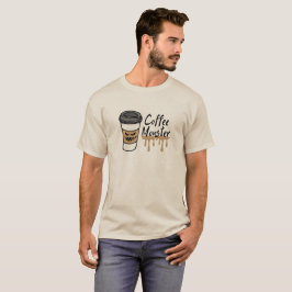 Coffee Monster Herren T-Shirt – Kaffeinsüchtiger T
