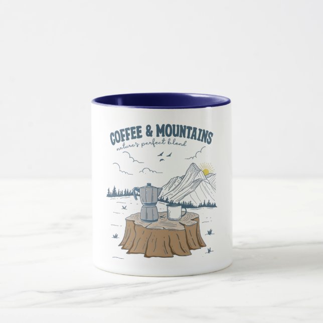Coffee & Mountains Tasse (Zentrum)