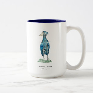 Coffee Mug à deux tons de cigogne