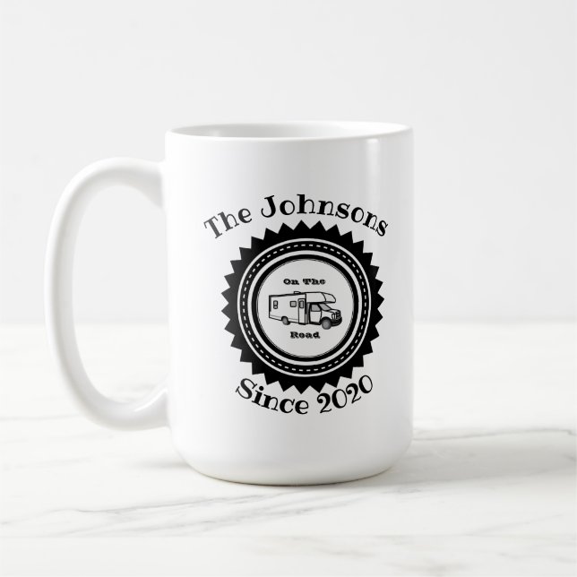 Coffee Mug Classe C Road Warrior avec nom (Gauche)
