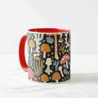 Coffee Mug Mushrooms