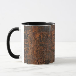 Coffee Mug Rustic Metal Texture Industrial Vintage Tasse