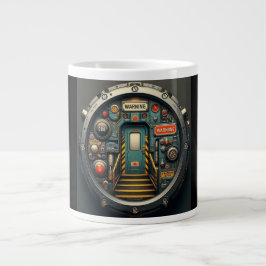 Coffee Mug with a Humorous Digital Design Jumbo-Tasse