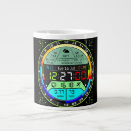Coffee Mug with a Humorous Digital Design Jumbo-Tasse
