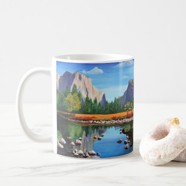 Coffee Mug - Yosemite Valley (Avec donut)