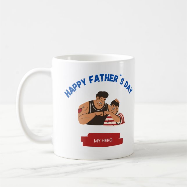 Coffee Mugs my hero dad (Gauche)