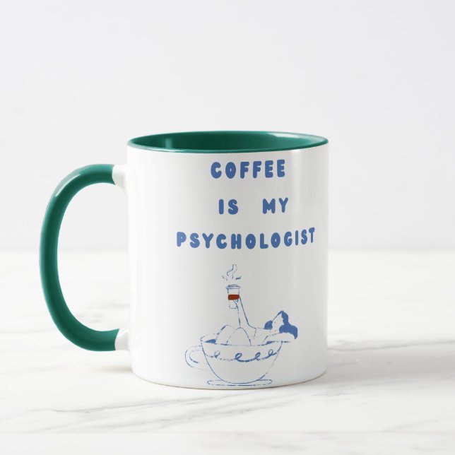 Coffee, My Quiet Therapist Tasse (Links)