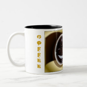 Coffee/No Kaffee-glückliches trauriges Zweifarbige Tasse