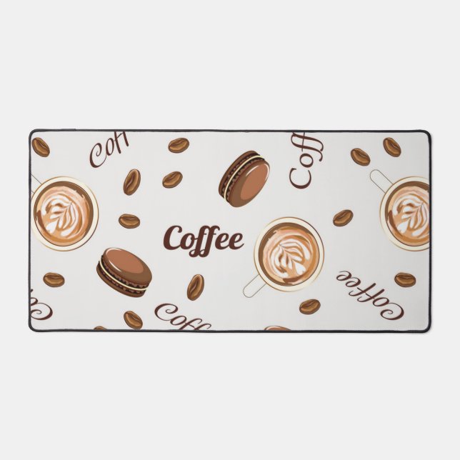 Coffee pattern schreibtischunterlage (Vorderseite)