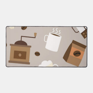 Coffee pattern schreibtischunterlage