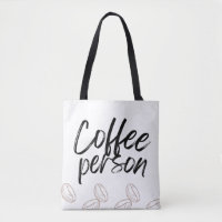 "Coffee Person" Totbeutel für Kaffeeliebhaber