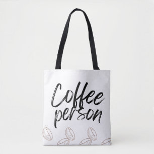 "Coffee Person" Totbeutel für Kaffeeliebhaber Tasche