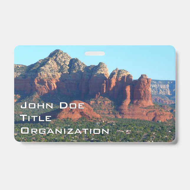 Coffee Pot Rock I in Sedona Arizona Ausweis (Vorderseite)