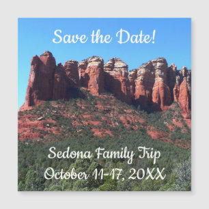 Coffee Pot Rock II in Sedona Arizona Magnetkarte