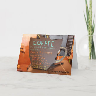 Coffee prevents many diseases... karte