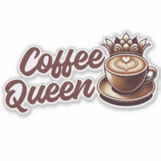 Coffee Queen Aufkleber