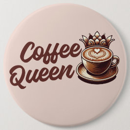 Coffee Queen Button