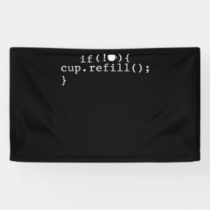 Coffee Refill Software Engineer für intelligente C Banner