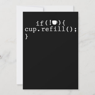 Coffee Refill Software Engineer für intelligente C Einladung