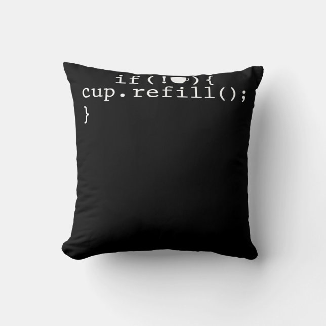 Coffee Refill Software Engineer für intelligente C Kissen (Vorderseite)