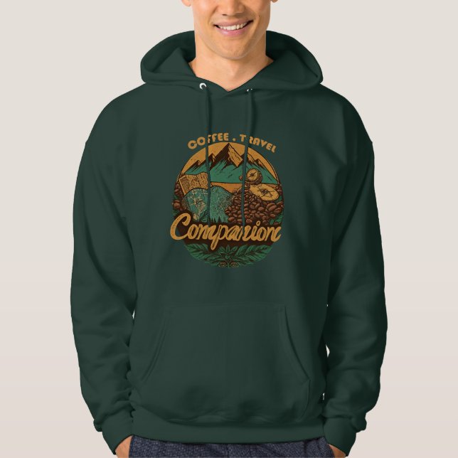 Coffee-Reisegefährte Mountain Adventure Sweatshirt (Vorderseite)