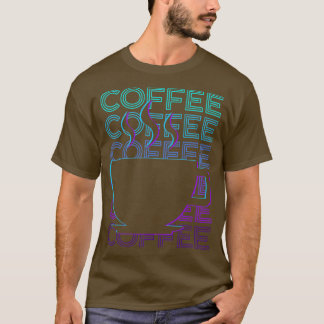 Coffee Retro-Geschenk T-Shirt