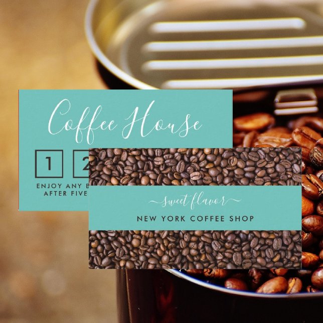 Coffee Shop Loyalty Card - Kaffee Bean Strip Treuekarte (Von Creator hochgeladen)