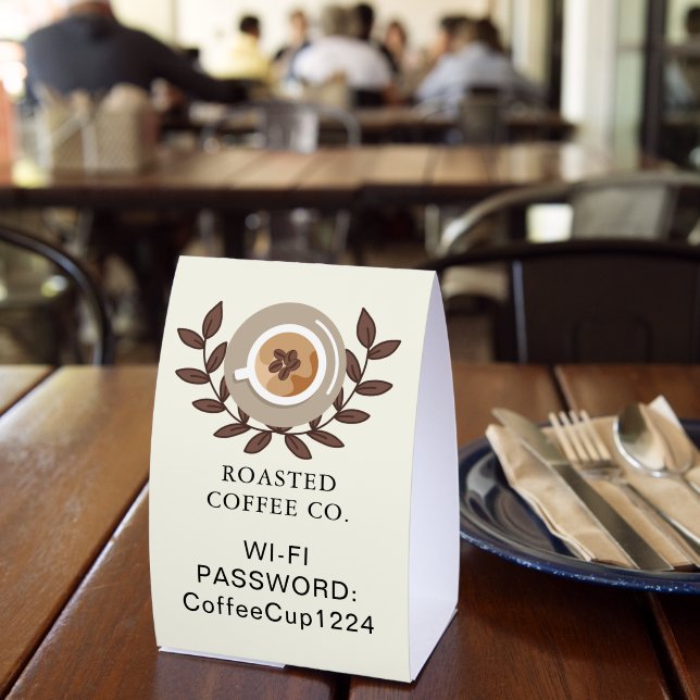 Coffee Shop Tabletop Tischaufsteller (In Situ (Restaurant))