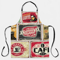 Coffee signs and labels collection. Retro and vint