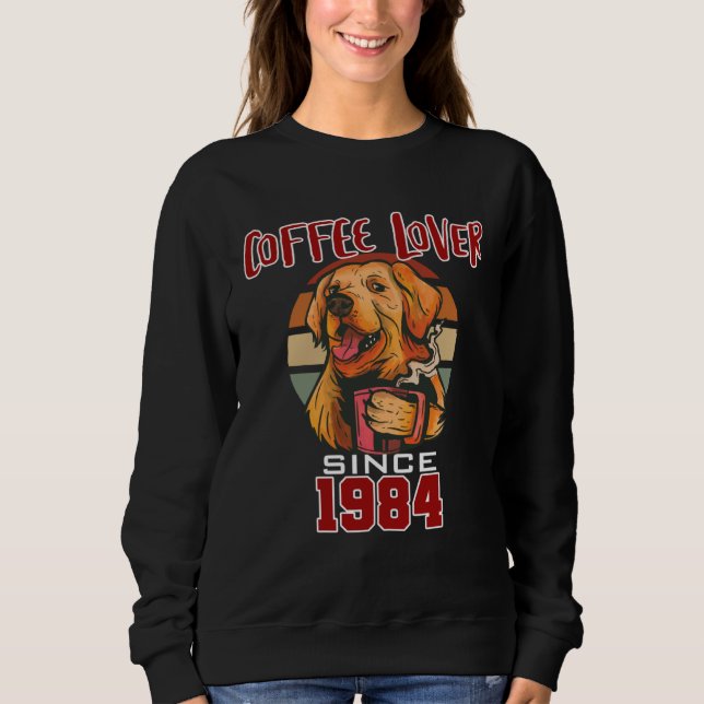 Coffee since 1984 sweatshirt (Vorderseite)