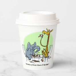 Coffee Slob von Jeff Willis Art Pappbecher