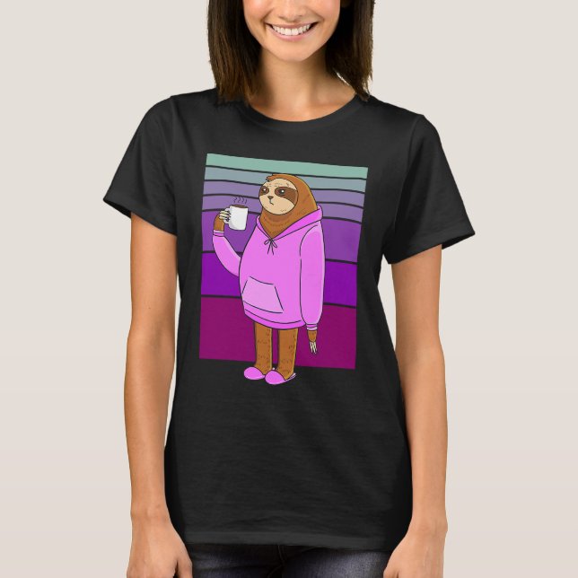 coffee sloth T-Shirt (Vorderseite)