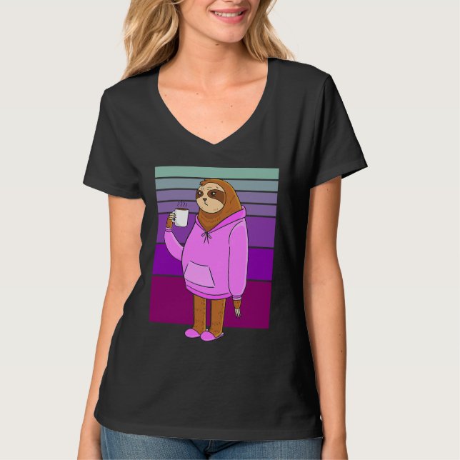 coffee sloth T-Shirt (Vorderseite)