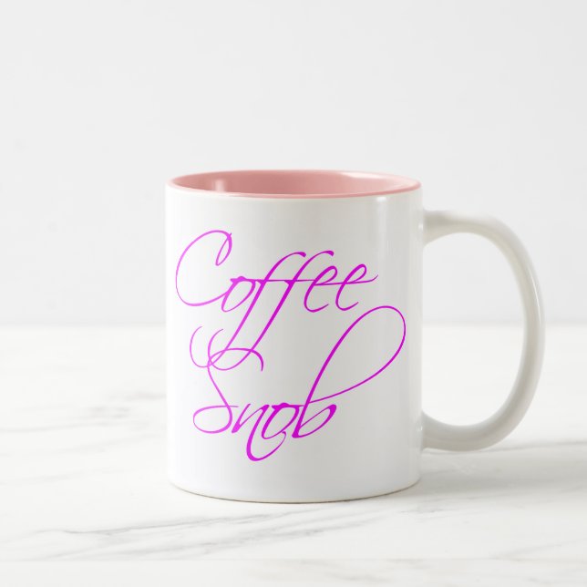 Coffee Snob Zweifarbige Tasse (Rechts)