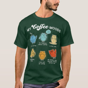 Coffee T, Coffee Lover, Niedliche Eule T-Shirt