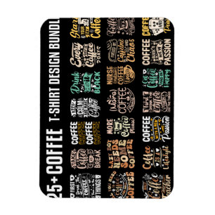 Coffee-T-Shirt Magnet