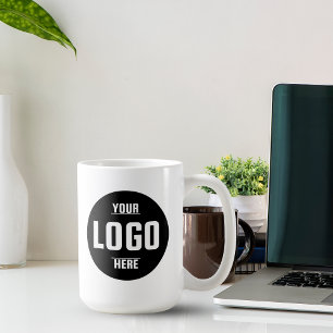 Coffee-Tasse mit dem Logo "Custom Business" - Perf Kaffeetasse