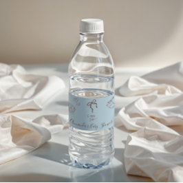 Coffee Theme Blue Bow Cafe Bebe Boy Baby Shower