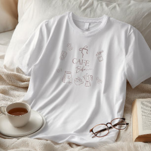 Coffee Theme Cafe Bebe Brauende Baby-Party Tri-Blend Shirt