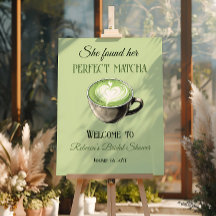 Coffee Theme Perfect Matcha Brautparty Willkommen