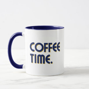 Coffee Time   Einfache minimalistische Alltags-Kaf Tasse