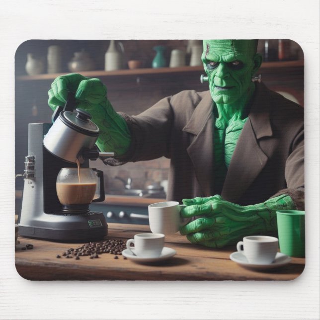 Coffee Time Frankenstein Mousepad (Vorne)