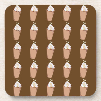 Coffee Time Fun Cups of Joy Mocha Art Yum Getränkeuntersetzer