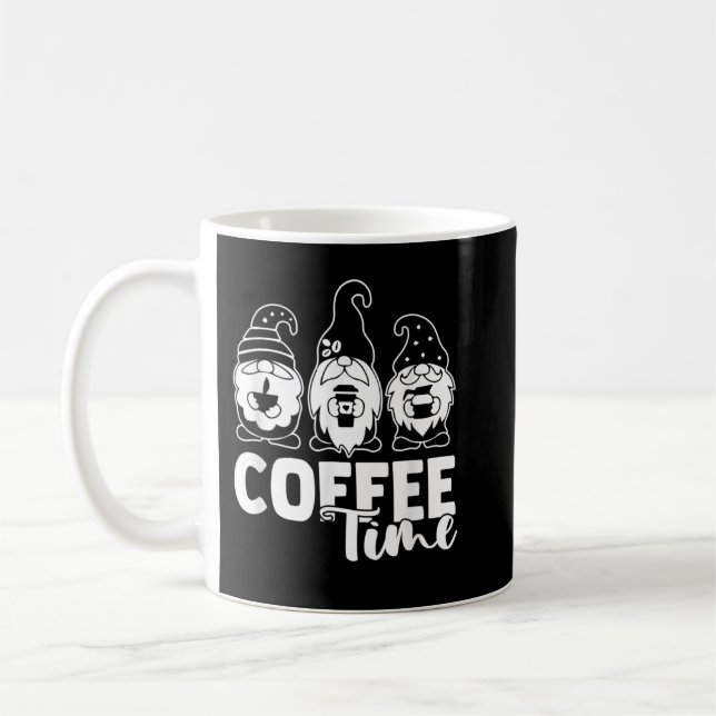 Coffee Time Gnomes Coffein Kaffeetasse (Links)